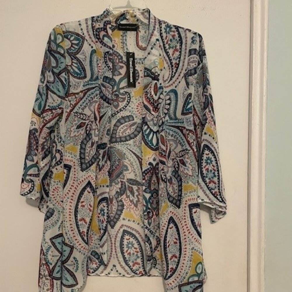Open chiffon blouse/cardigan
